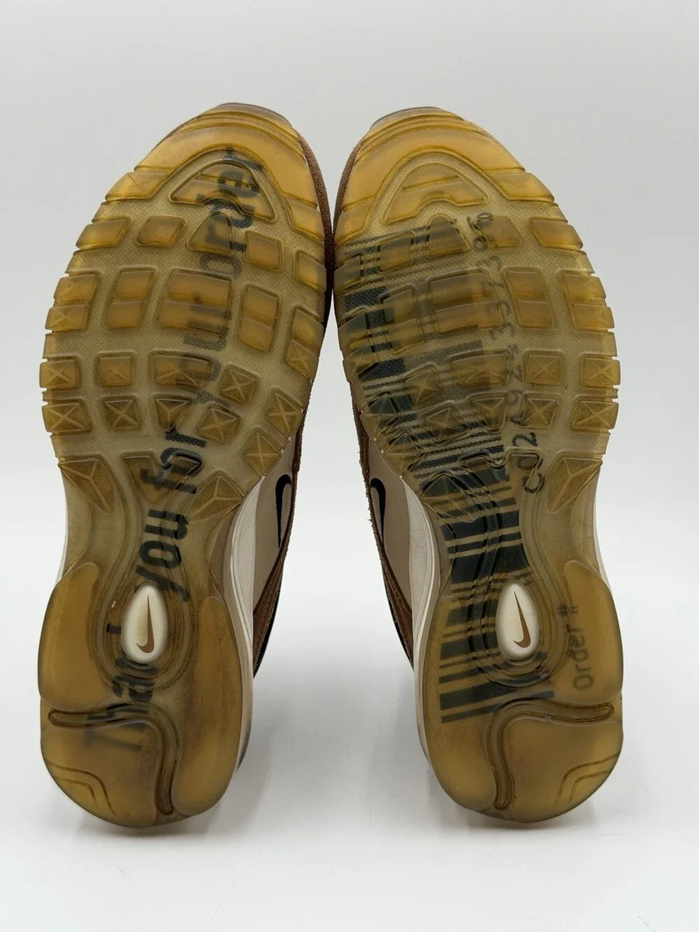 Nike Air Max 97 Men’s Size 8.5 Brown Sneakers 2018 Style 921826-201 Fast Ship